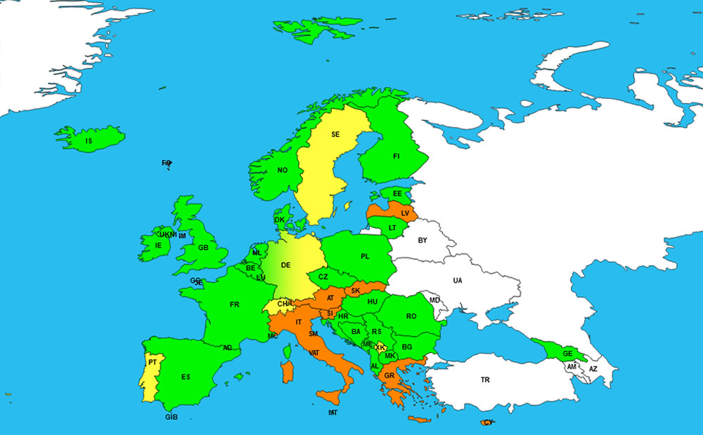 Schutz vor Diskriminierung aufgrund der sexuellen Orientierung in Europa