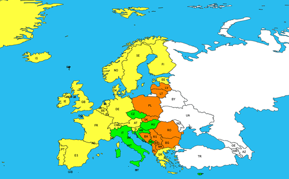 Rechtliche Anerkennung gleichgeschlechtlicher Partnerschaften in Europa